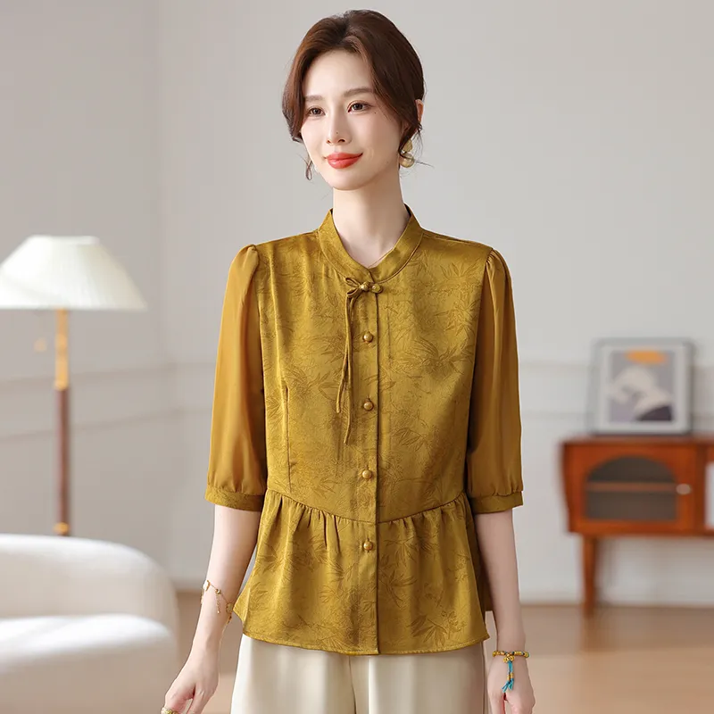 PIERRE CARDIN Chiffon Shirt Women's-7
