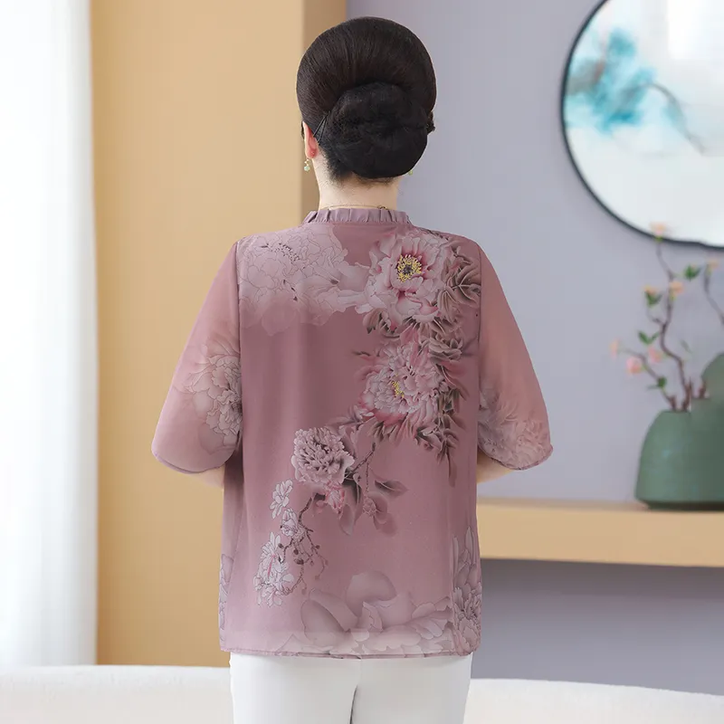PIERRE CARDIN Chiffon Shirt Women's-4