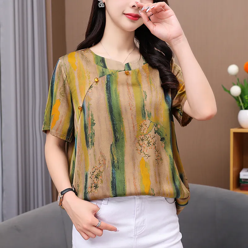 PIERRE CARDIN Chiffon Shirt Women's-4
