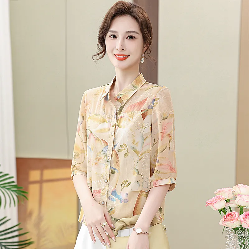 PIERRE CARDIN Chiffon Shirt Women's-2