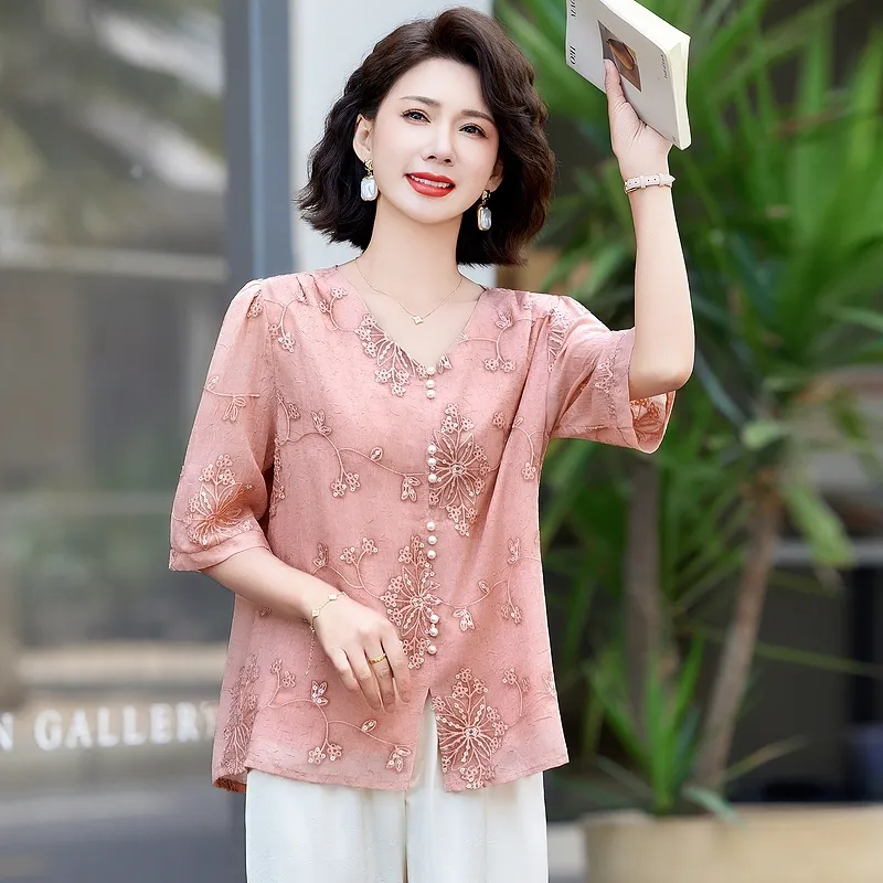PIERRE CARDIN Chiffon Shirt Women's-2