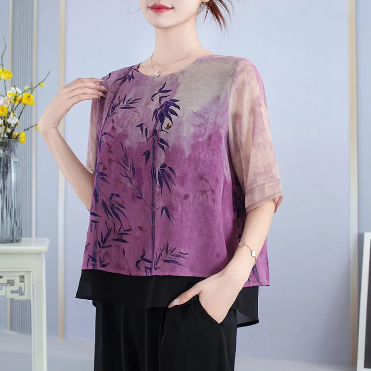 PIERRE CARDIN Chiffon Shirt Women's-5