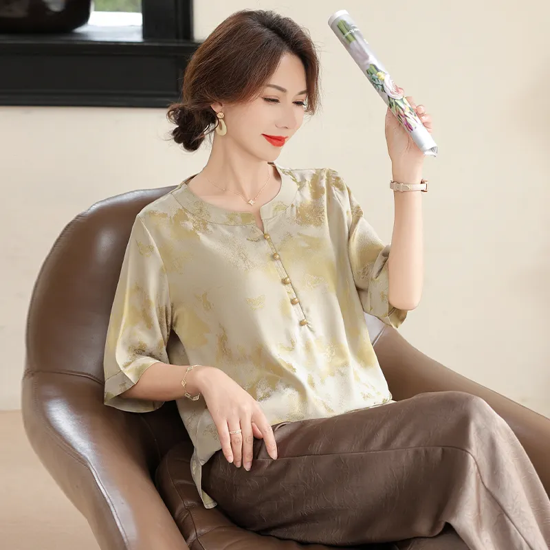 PIERRE CARDIN Chiffon Shirt Women's-8