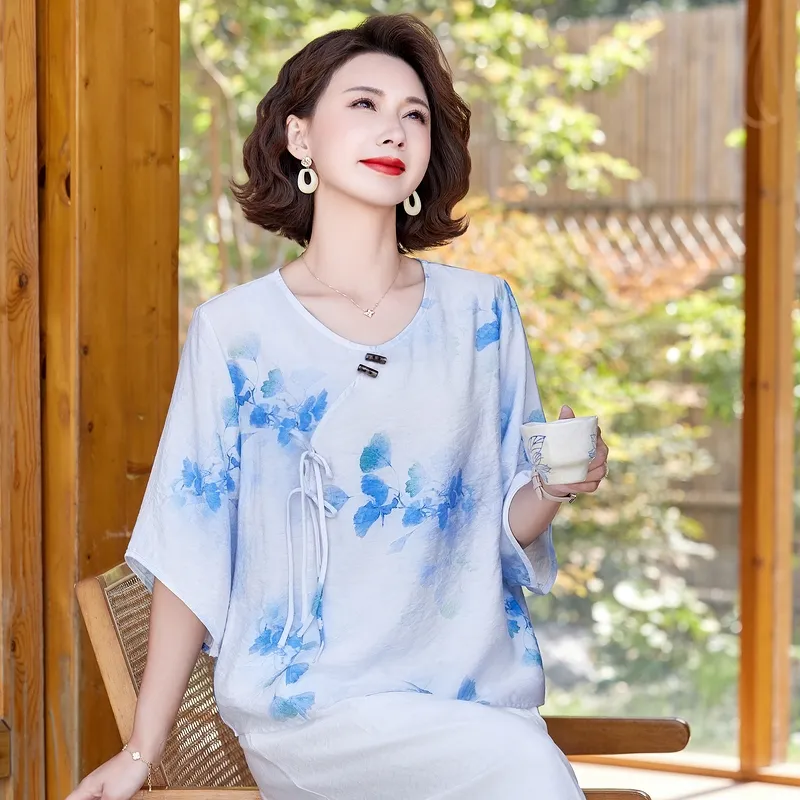 PIERRE CARDIN Chiffon Shirt Women's-9