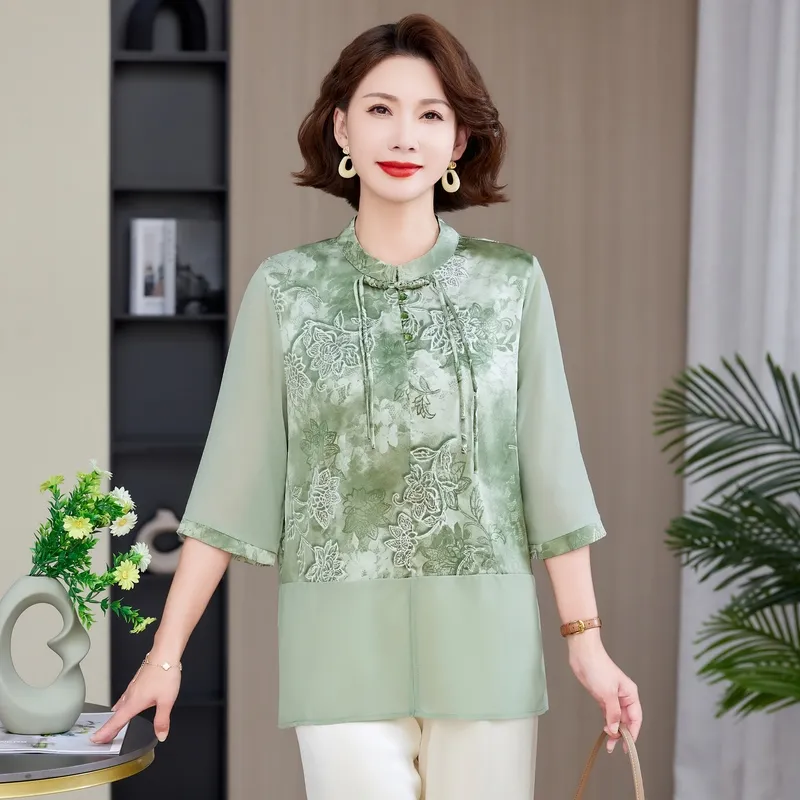 PIERRE CARDIN Chiffon Shirt Women's-4