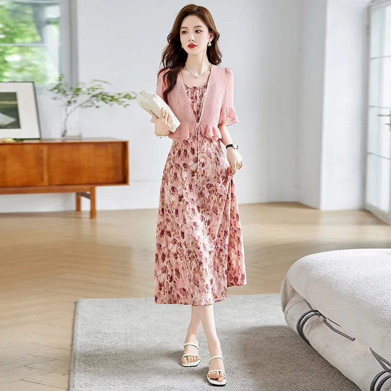 PIERRE CARDIN Skirt Set Women's Pink-3