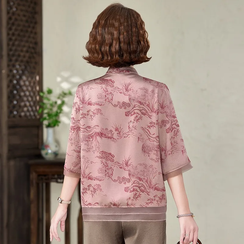 PIERRE CARDIN Chiffon Shirt Women's-17