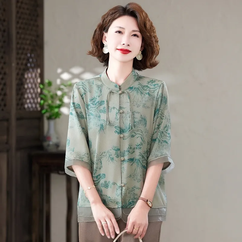 PIERRE CARDIN Chiffon Shirt Women's-6
