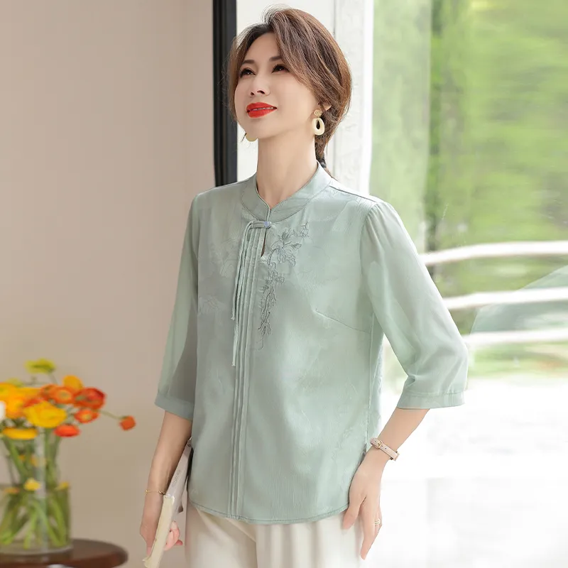 PIERRE CARDIN Chiffon Shirt Women's-2