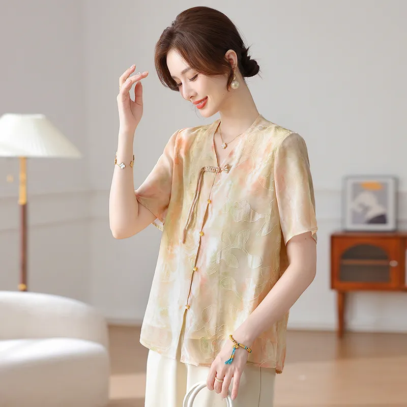 PIERRE CARDIN Chiffon Shirt Women's-5