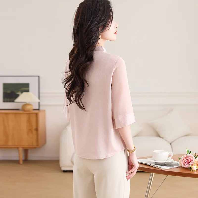 PIERRE CARDIN Chiffon Shirt Women's-4