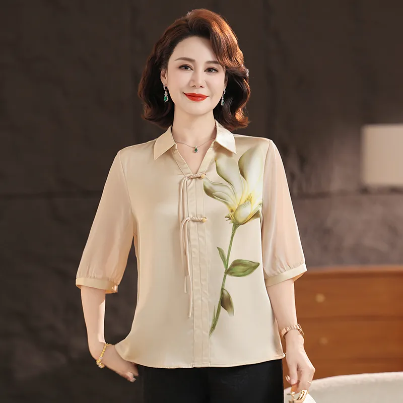 PIERRE CARDIN Chiffon Shirt Women's-6
