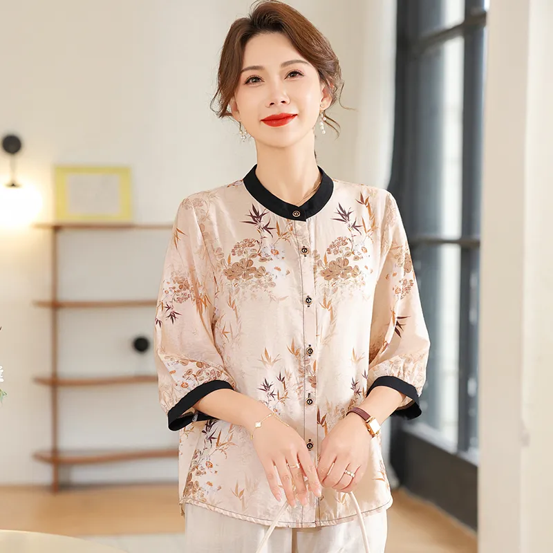 PIERRE CARDIN Chiffon Shirt Women's-10