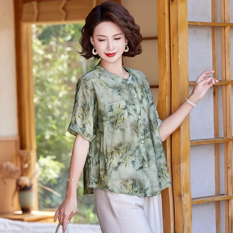 PIERRE CARDIN Chiffon Shirt Women's-8