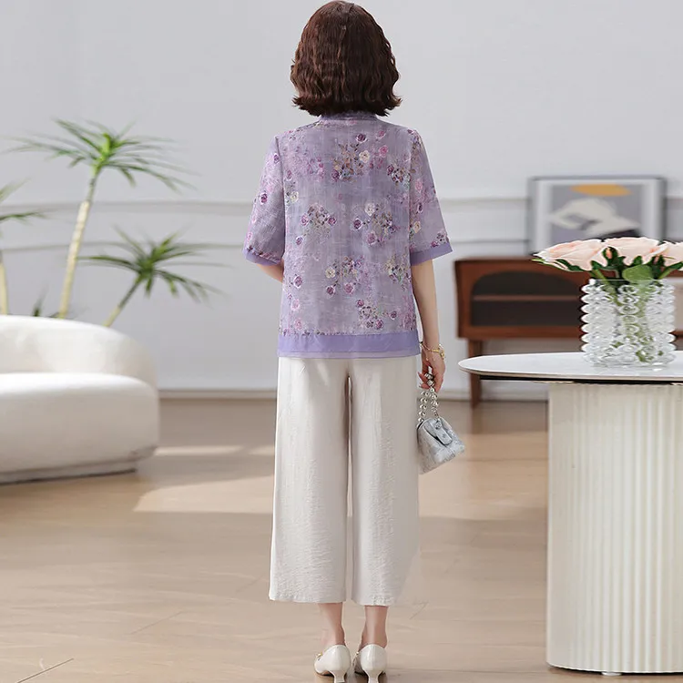 PIERRE CARDIN Chiffon Shirt Women's-3