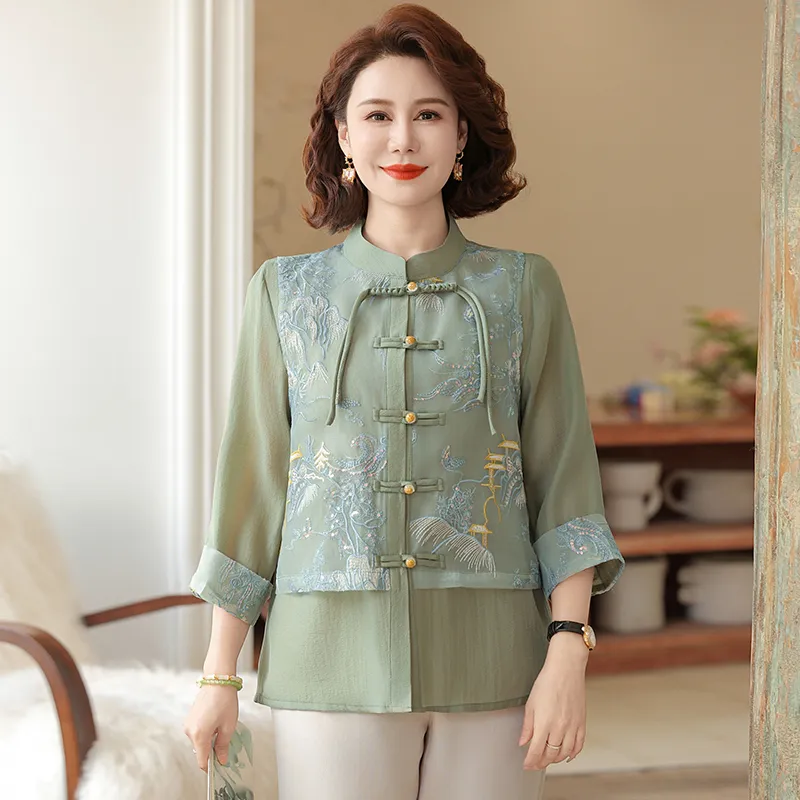 PIERRE CARDIN Chiffon Shirt Women's-2