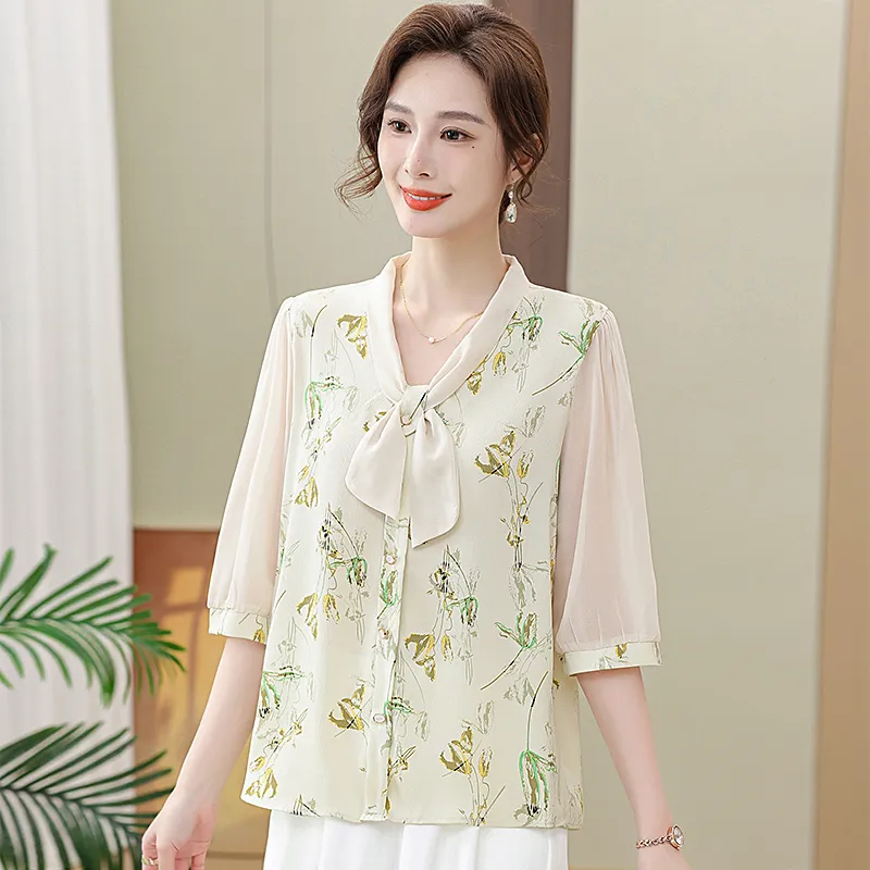 PIERRE CARDIN Chiffon Shirt Women's-5