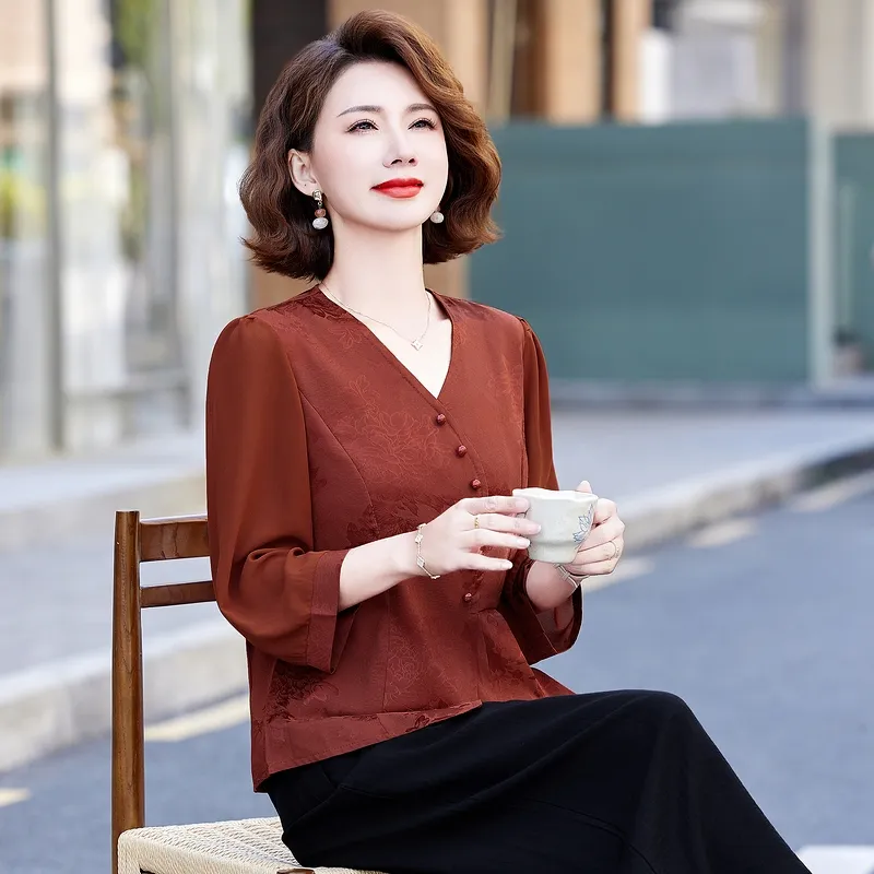 PIERRE CARDIN Chiffon Shirt Women's-9