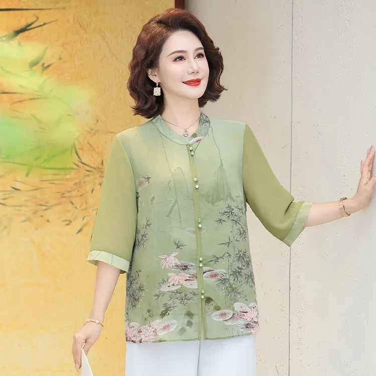PIERRE CARDIN Chiffon Shirt Women's-8
