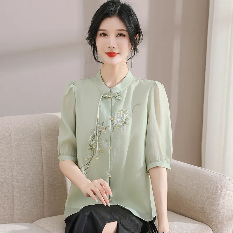 PIERRE CARDIN Chiffon Shirt Women's-4