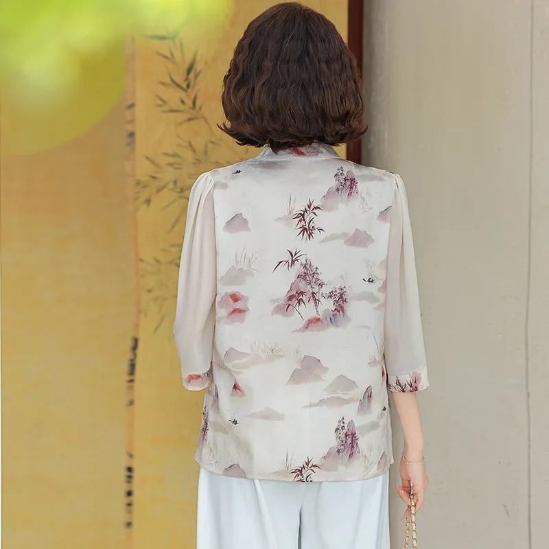 PIERRE CARDIN Chiffon Shirt Women's-1