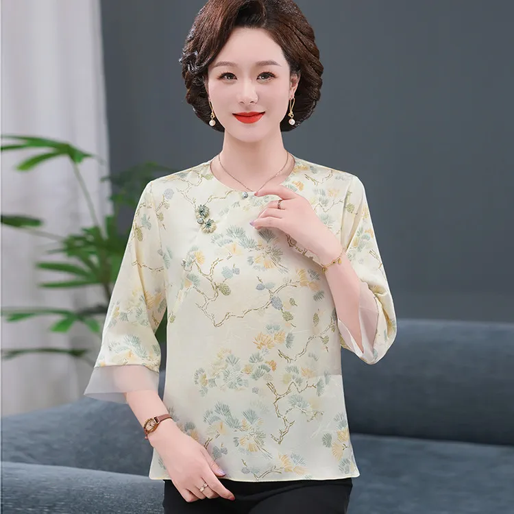 PIERRE CARDIN Chiffon Shirt Women's-5