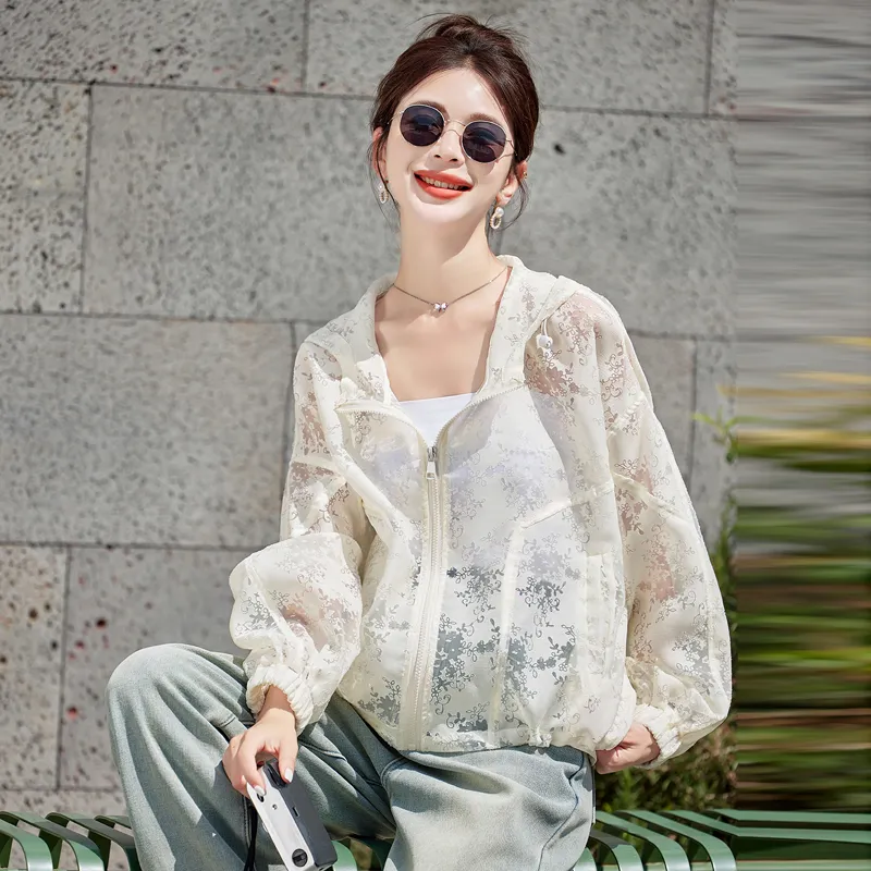 PIERRE CARDIN Chiffon Shirt Women's Beige-1