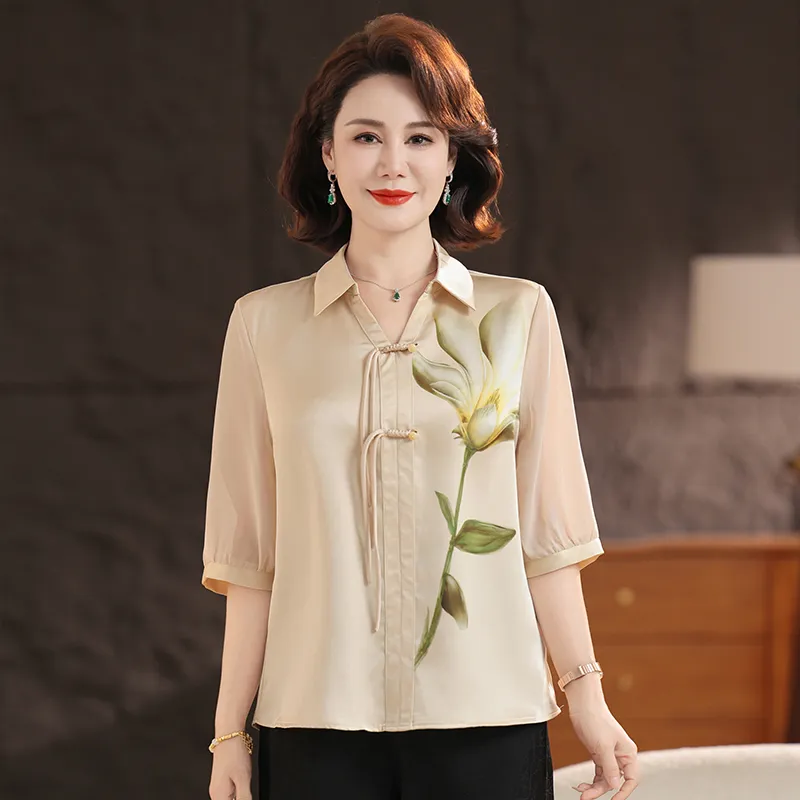 PIERRE CARDIN Chiffon Shirt Women's-7