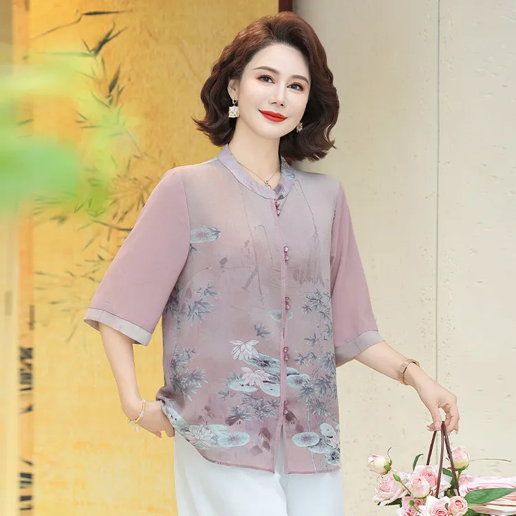 PIERRE CARDIN Chiffon Shirt Women's-2