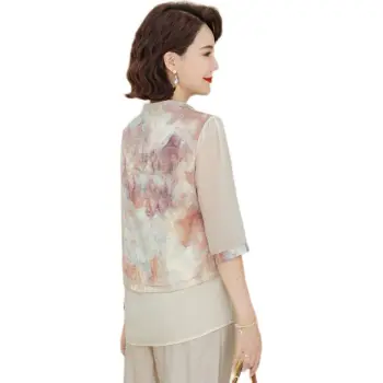 PIERRE CARDIN Chiffon Shirt Women's