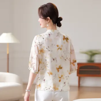 PIERRE CARDIN Chiffon Shirt Women's