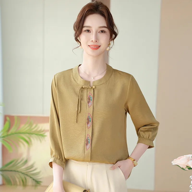 PIERRE CARDIN Chiffon Shirt Women's-4