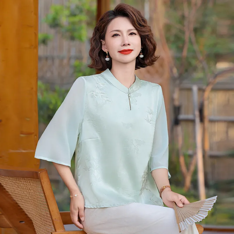 PIERRE CARDIN Chiffon Shirt Women's-4