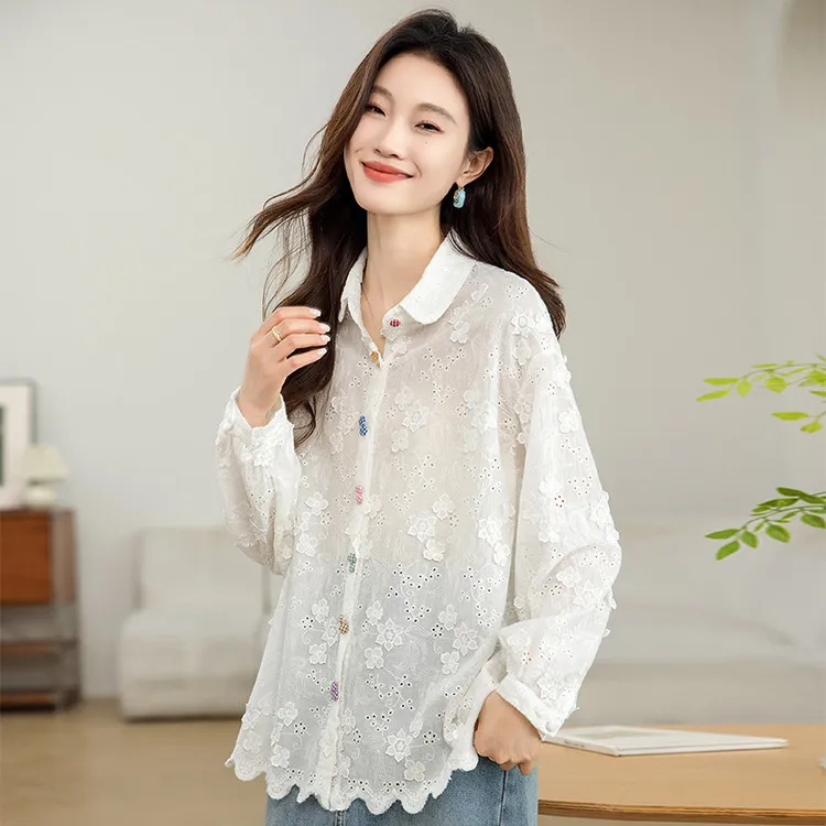 PIERRE CARDIN Shirt Women's White-1