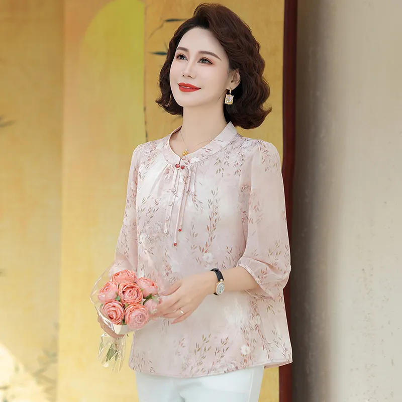 PIERRE CARDIN Chiffon Shirt Women's-3