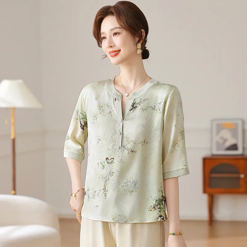 PIERRE CARDIN Chiffon Shirt Women's-5