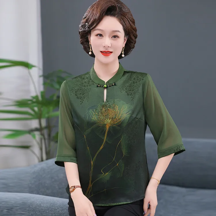 PIERRE CARDIN Chiffon Shirt Women's-4