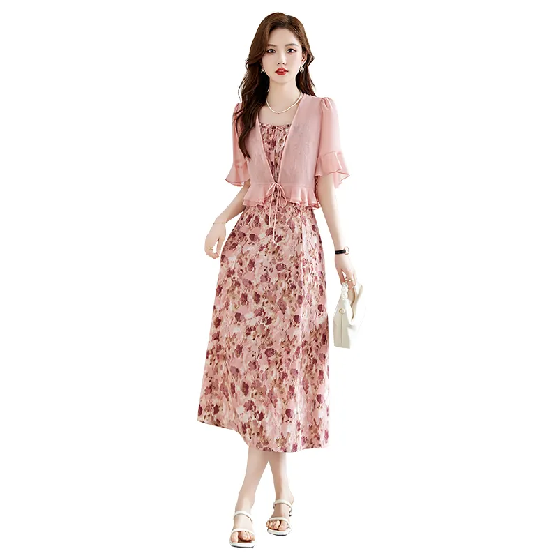 PIERRE CARDIN Skirt Set Women's Pink-4