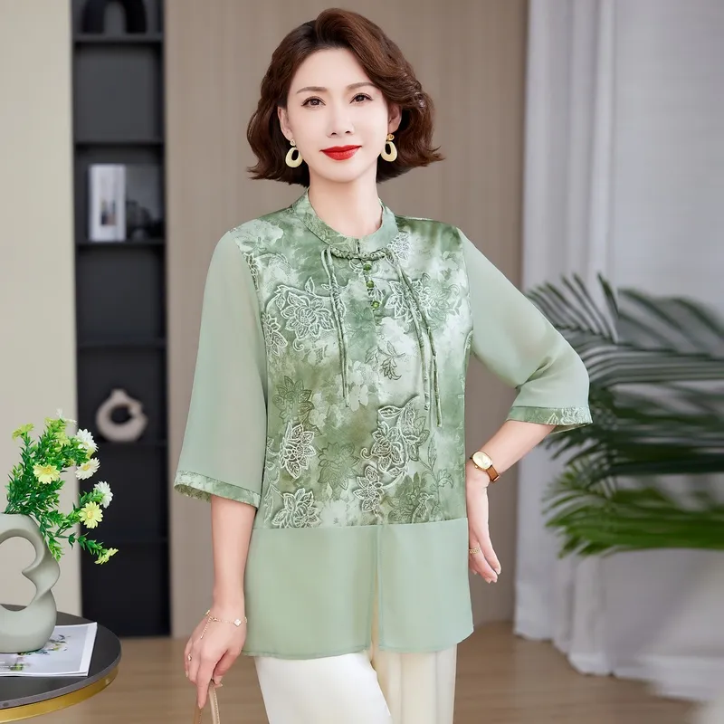 PIERRE CARDIN Chiffon Shirt Women's-5
