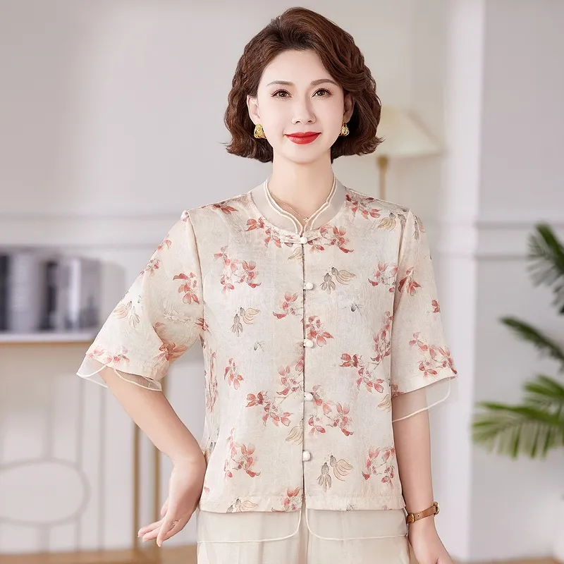 PIERRE CARDIN Chiffon Shirt Women's-1