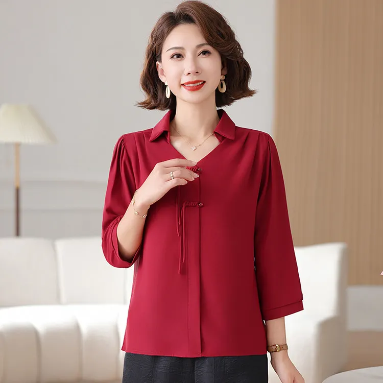 PIERRE CARDIN Chiffon Shirt Women's-3