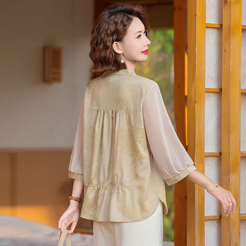 PIERRE CARDIN Chiffon Shirt Women's-8