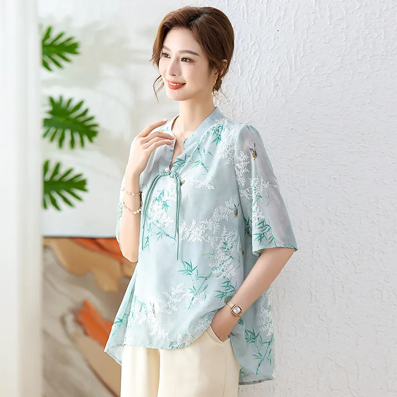 PIERRE CARDIN Chiffon Shirt Women's-3