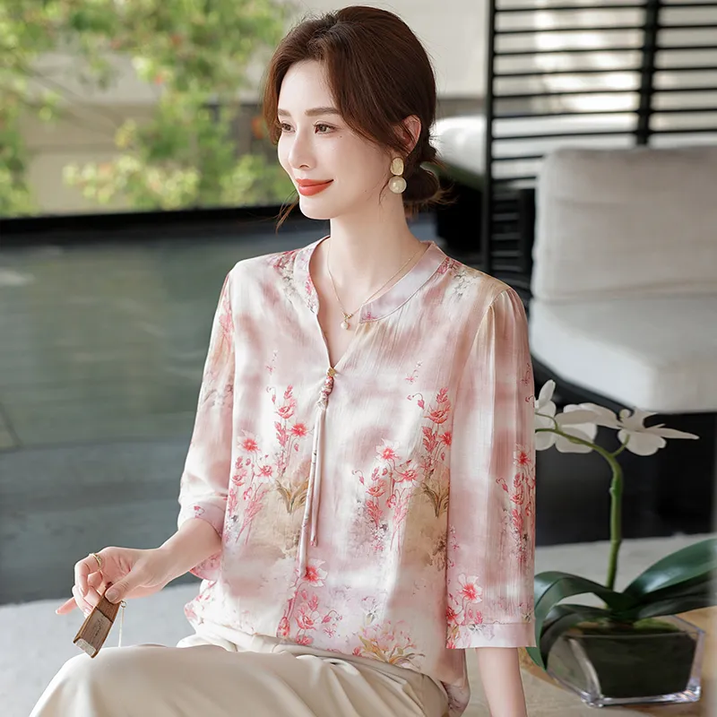 PIERRE CARDIN Chiffon Shirt Women's-5