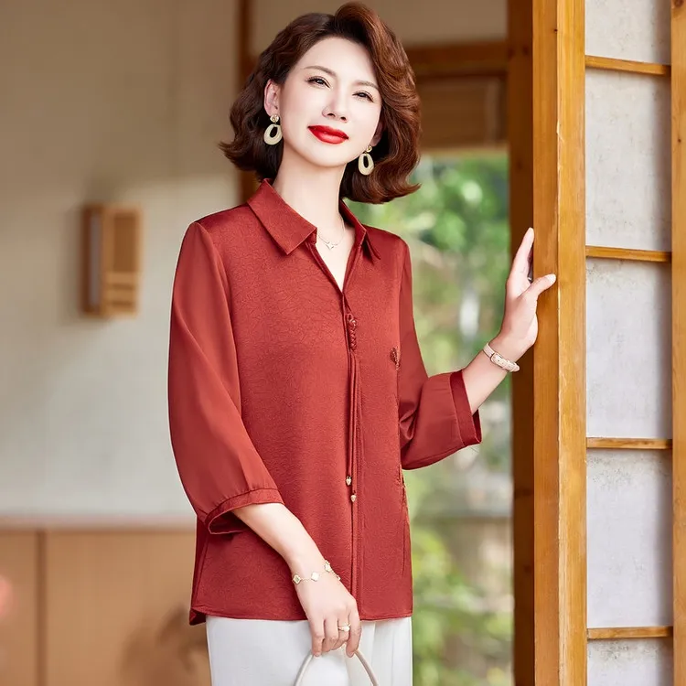 PIERRE CARDIN Chiffon Shirt Women's-2