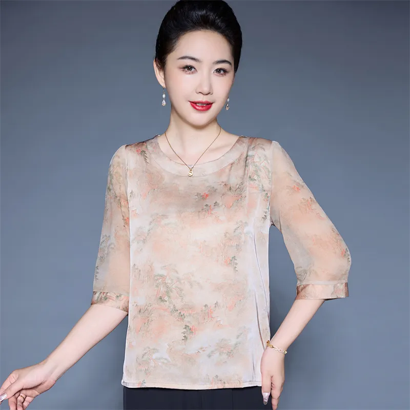 PIERRE CARDIN Chiffon Shirt Women's-4
