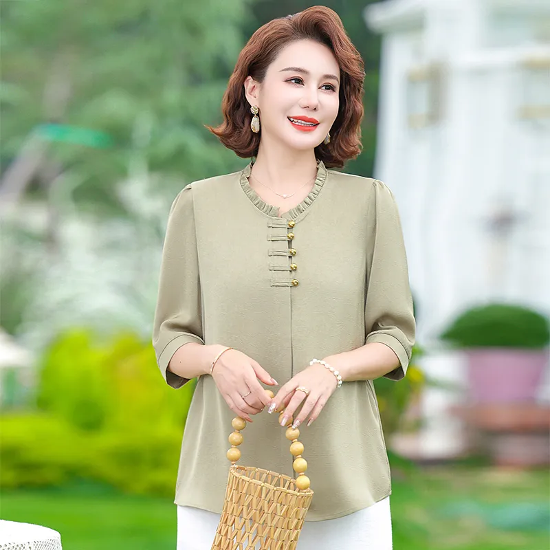 PIERRE CARDIN Chiffon Shirt Women's-3