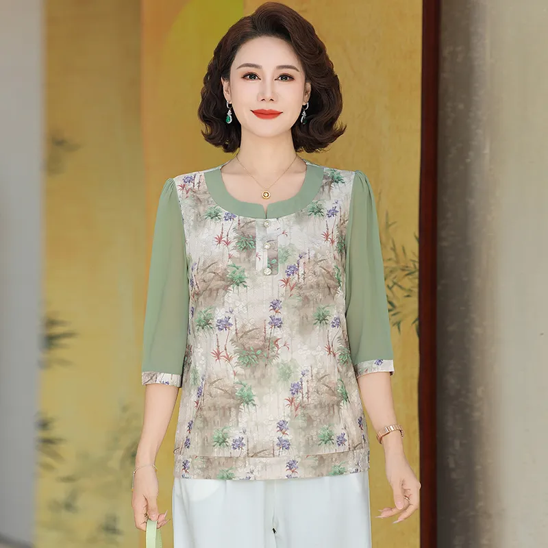 PIERRE CARDIN Chiffon Shirt Women's-2