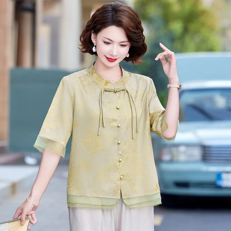 PIERRE CARDIN Chiffon Shirt Women's-7