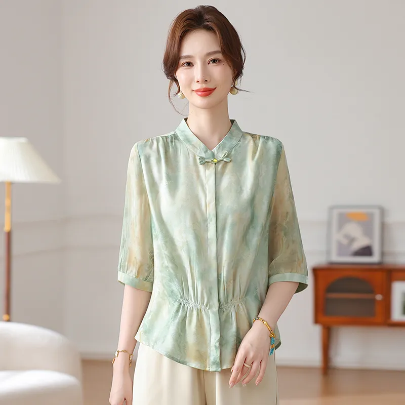 PIERRE CARDIN Chiffon Shirt Women's-7